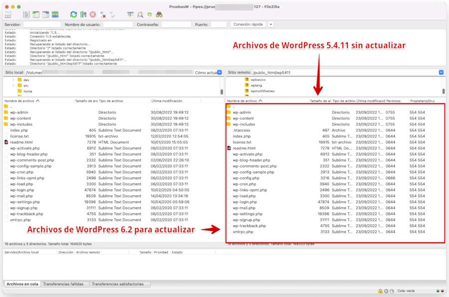 actualizar-wordpress-por-ftp Actualización de WordPress por FTP con Filezilla