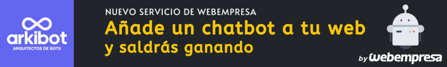 Banner de Arkibot Webempresa