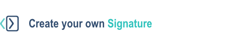 Create your own signature