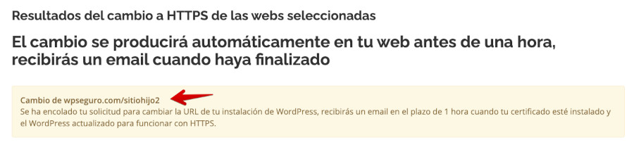 Instalación de WordPress convertida a HTTPS
