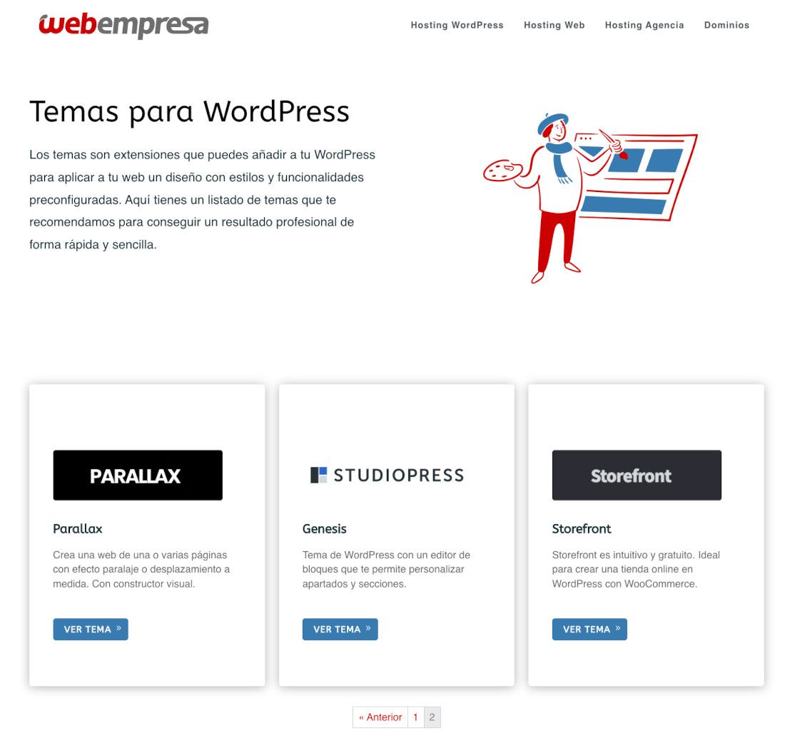 Directorio Temas WordPress