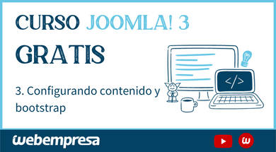 Curso Joomla! 3 Gratis: Configurando contenido y bootstrap 