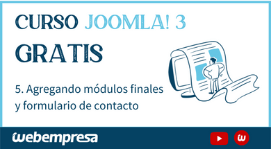 Curso Joomla! 3 Gratis: Agregando módulos finales y formulario de contacto