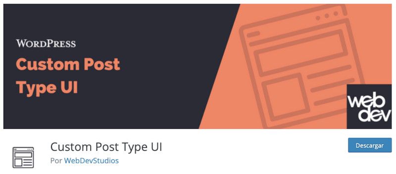 Plugin Custom Post Type UI