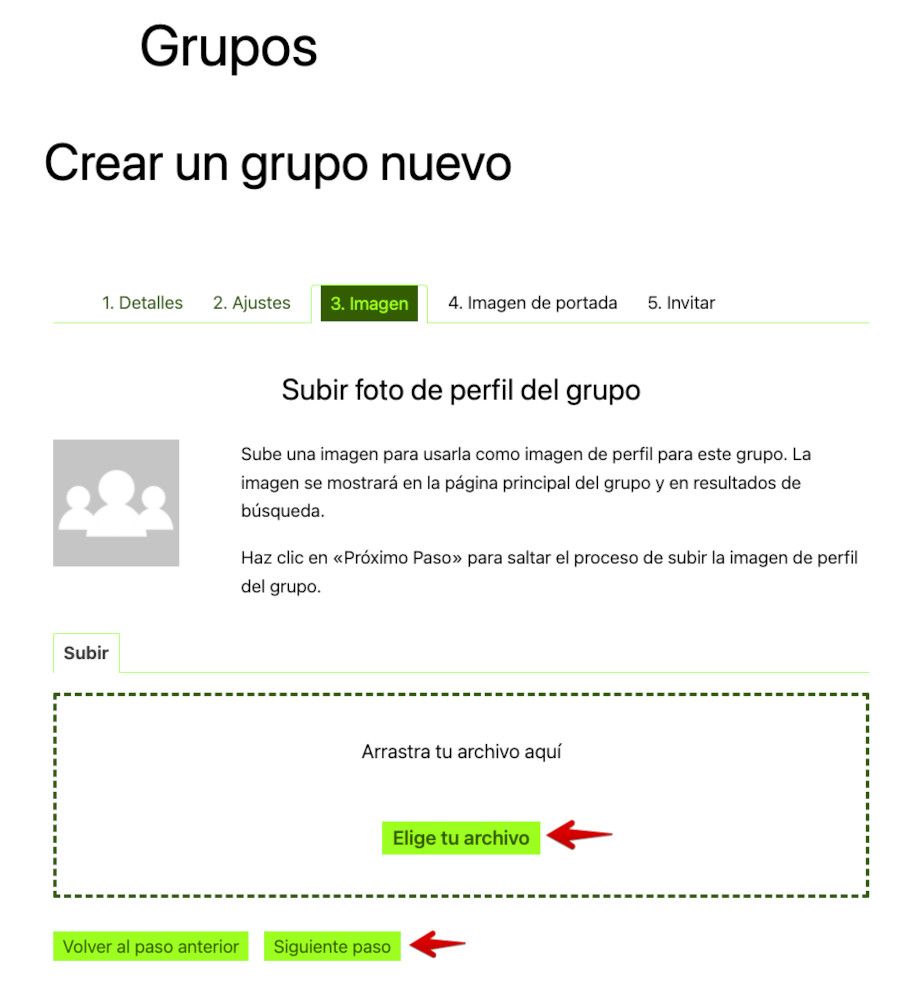 Imagen grupo BuddyPress