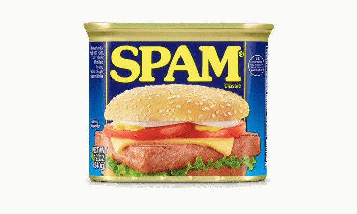 Lata de carne SPAM