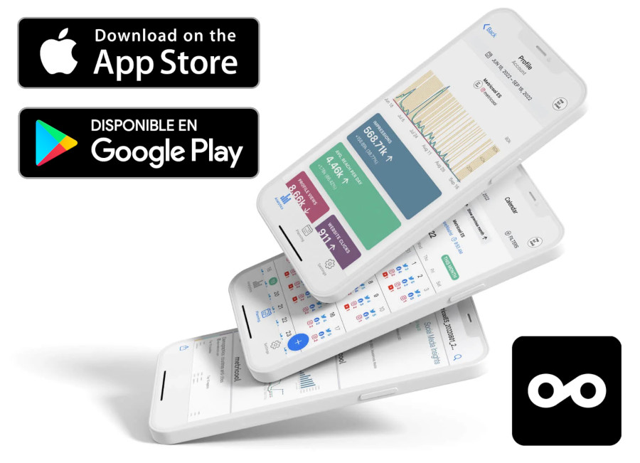 Metricool en dispositivos móviles iOS y Android