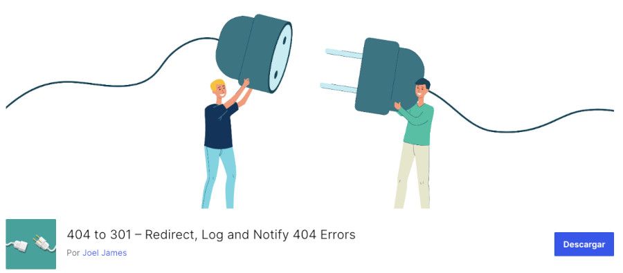 Plugin 404 to 301 – Redirect, Log and Notify 404 Errors