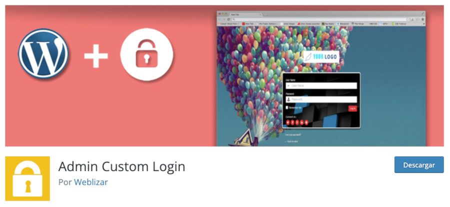 Plugin Admin Custom Login