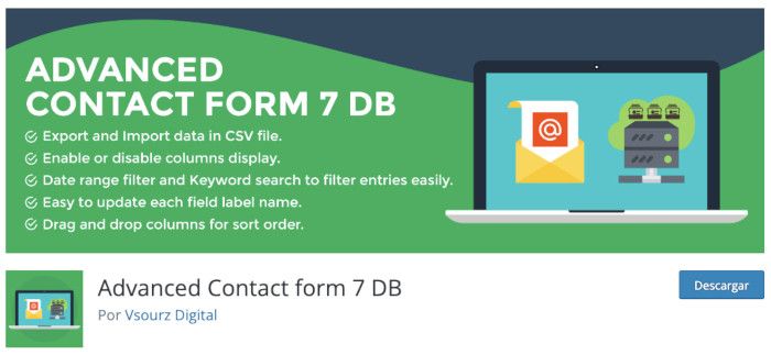 Advanced Contact form 7 DB