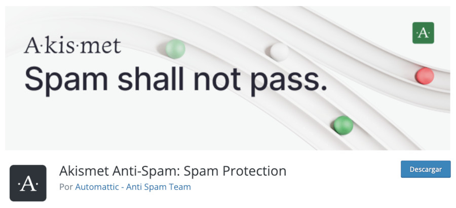 Plugin Akismet Spam Protection