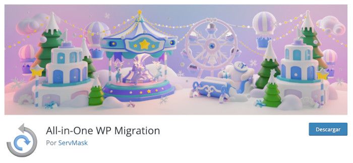 Plugin All in One WP Migration