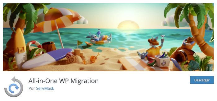 Plugin All In One WP Migration