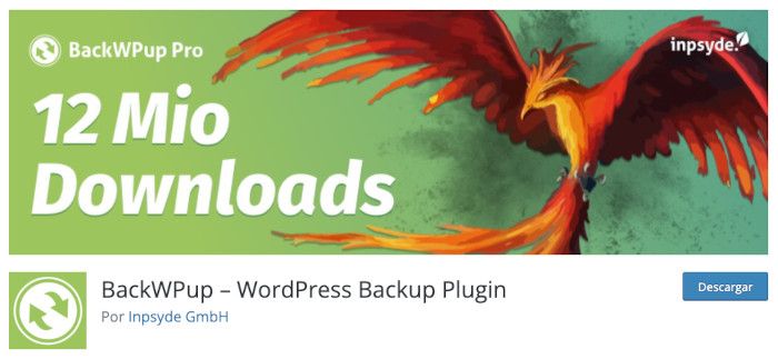 Plugin BackWPup – WordPress Backup