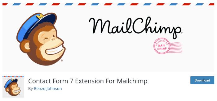 Plugin Contact Form 7 Extension For Mailchimp