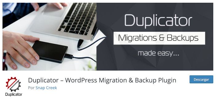 Plugin Duplicator – WordPress Migration & Backup Plugin