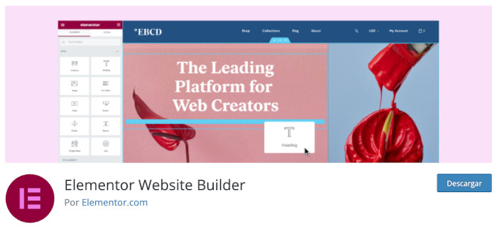 Plugin Elementor Website Builder