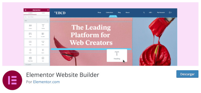 Plugin Elementor Website Builder