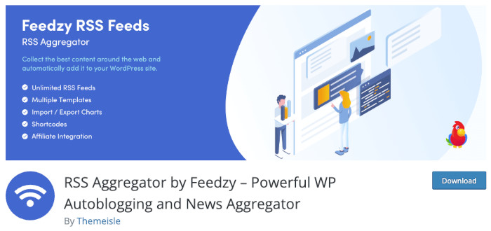 Plugin RSS Aggregator by Feedzy