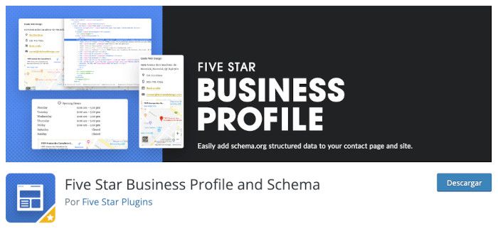 Plugin Five Star Business Profile and Schema