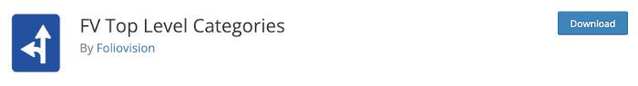 Plugin FV Top Level Categories