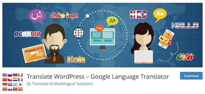 Plugin Translate WordPress – Google Language Translator