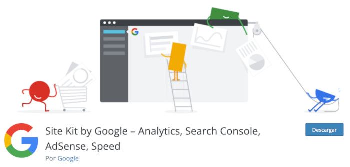 Plugin Site Kit by Google – Analytics, Search Console, AdSense, Speed