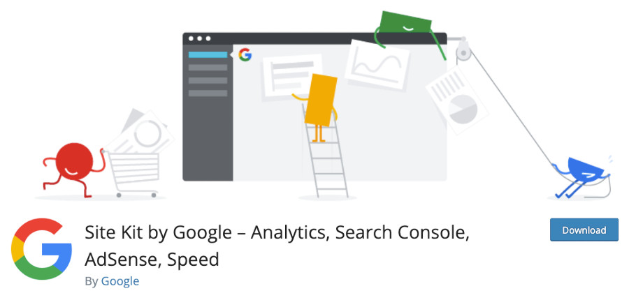 Plugin Site Kit by Google – Analytics, Search Console, AdSense, Speed