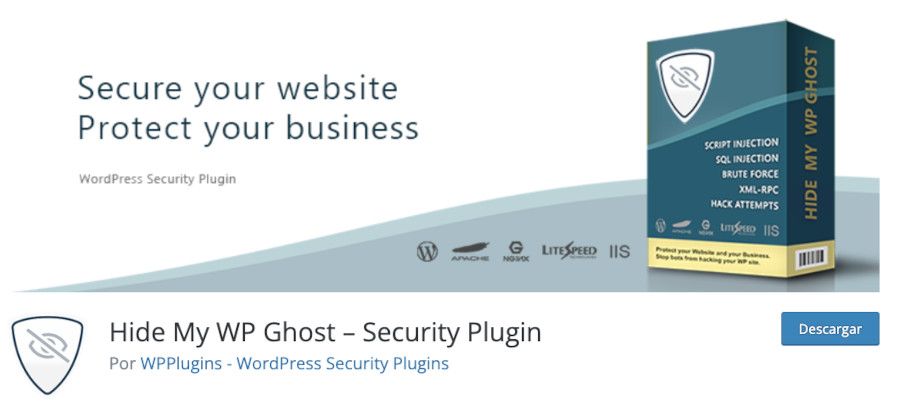 Plugin Hide My WP Ghost – Security Plugin