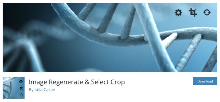 Plugin Image Regenerate & Select Crop