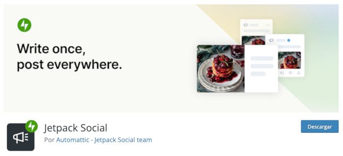 Plugin Jetpack Social