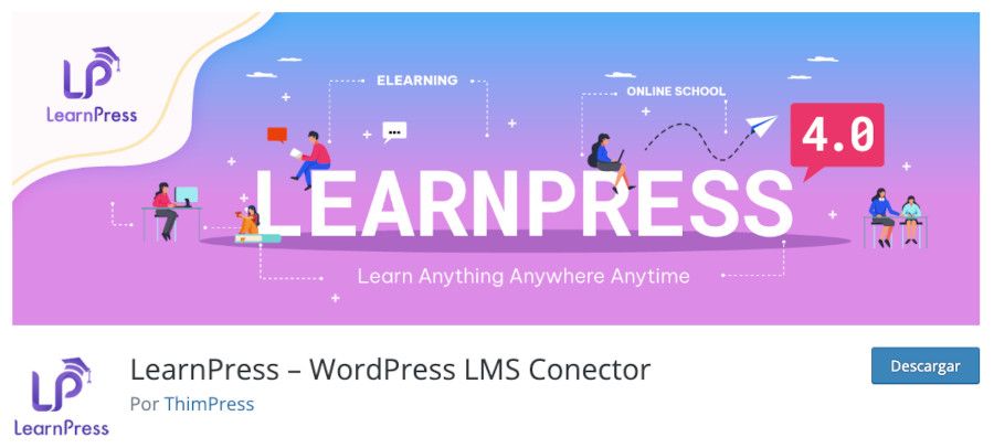 Plugin LearnPress – WordPress LMS Conector