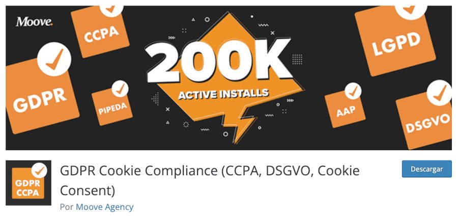 Plugin GDPR Cookie Compliance (CCPA, DSGVO, Cookie Consent)