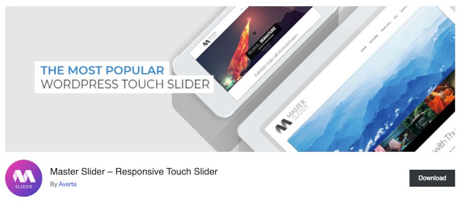 Plugin Master Slider – Responsive Touch Slider