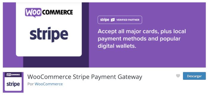 Plugin WooCommerce Stripe Payment Gateway