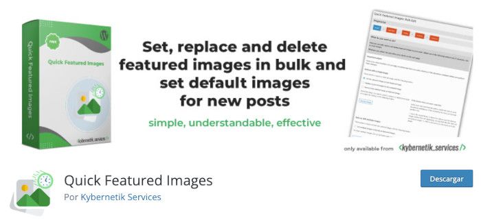 Plugin Quick Featured Images