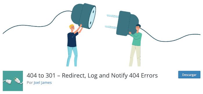 Plugin 404 to 301 – Redirect, Log and Notify 404 Errors
