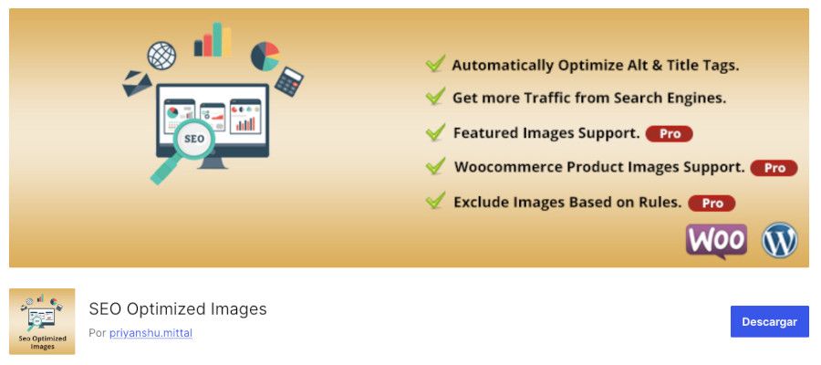 Plugin SEO Optimized Images