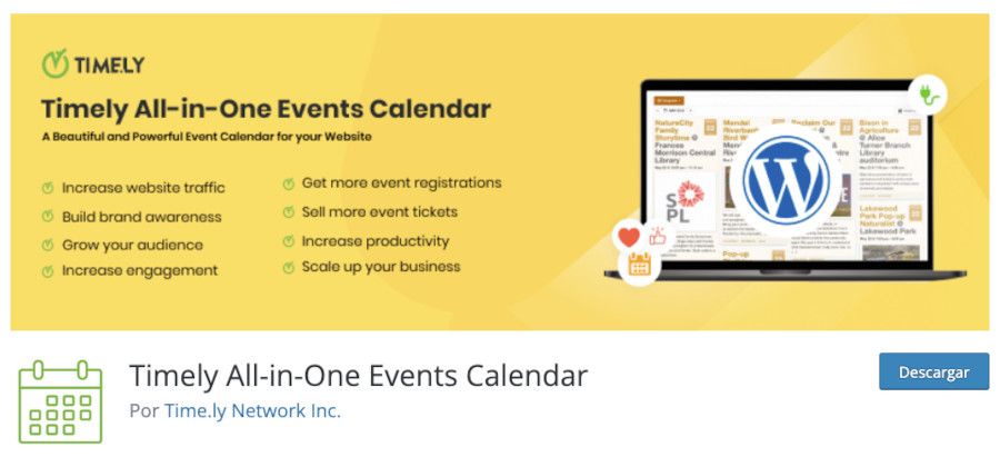 Plugin Timely All-in-One Events Calendar