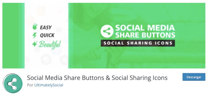 Plugin Social Media Share Buttons & Social Sharing Icons