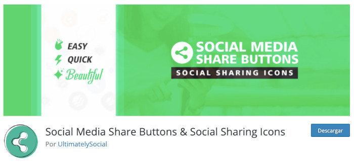 Plugin Social Media Share Buttons & Social Sharing Icons