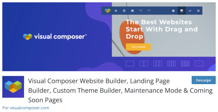 Plugin Visual Composer Website Builder