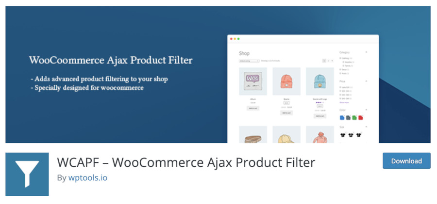 Plugin WC Ajax Product Filter
