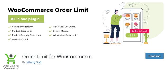 Plugin Order Limit for WooCommerce