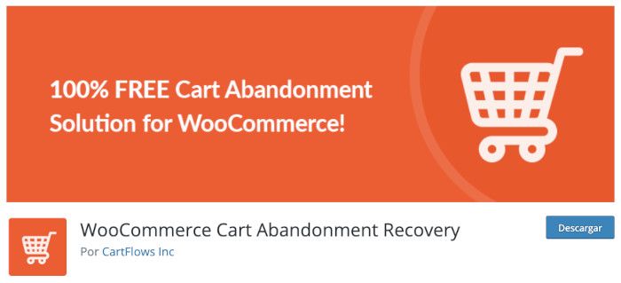Plugin WooCommerce Cart Abandonment Recovery