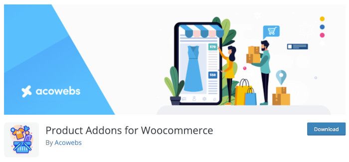 Plugin Product Addons for Woocommerce