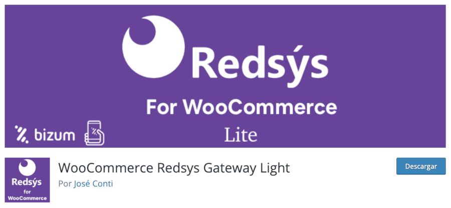 Plugin WooCommerce Redsys Gateway Light