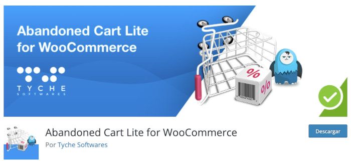 Plugin Abandoned Cart Lite for WooCommerce