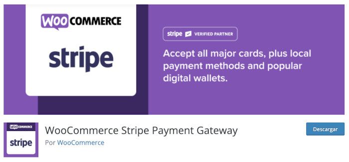 Plugin WooCommerce Stripe Payment Gateway