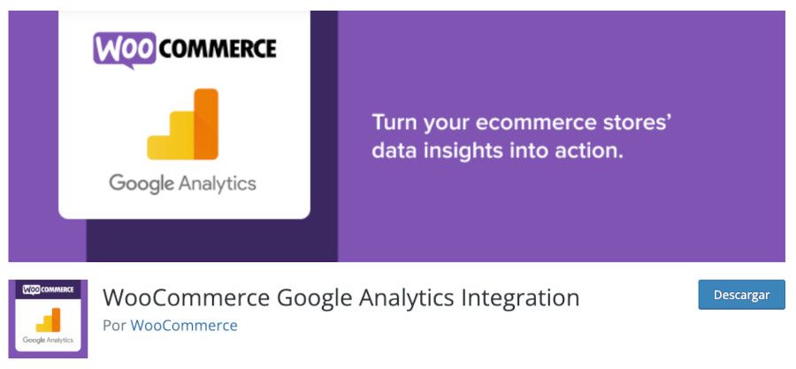 Plugin WooCommerce Google Analytics Integration